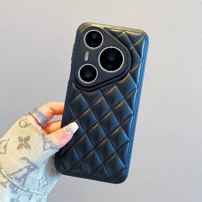 Huawei pura80pro+ 携帯電話ケース菱形レザーパターン p70 Xiaoxiangfeng mate70pro 落下防止 nova14 に適しています。|undefined