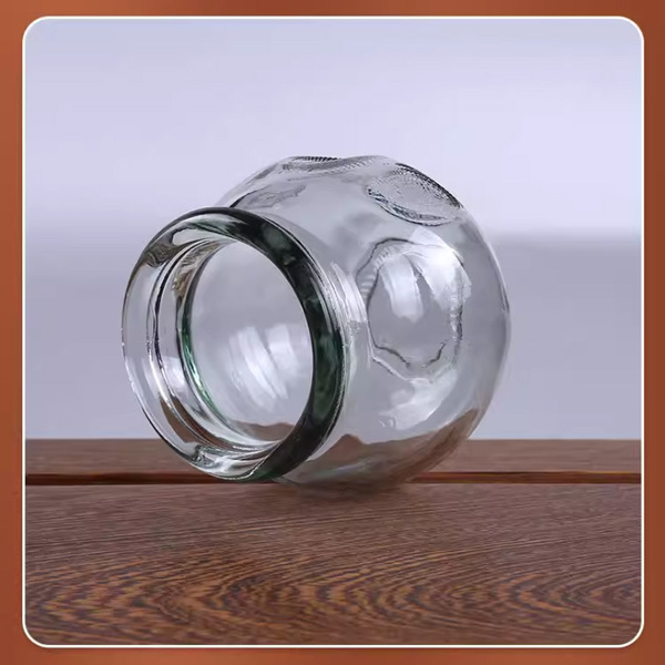 Glass cupping traditional Chinese medicine jar thickened beauty…