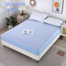 4股苎麻天丝凉席床笠款凉爽透气防滑动成人苎麻凉席床单床笠A类