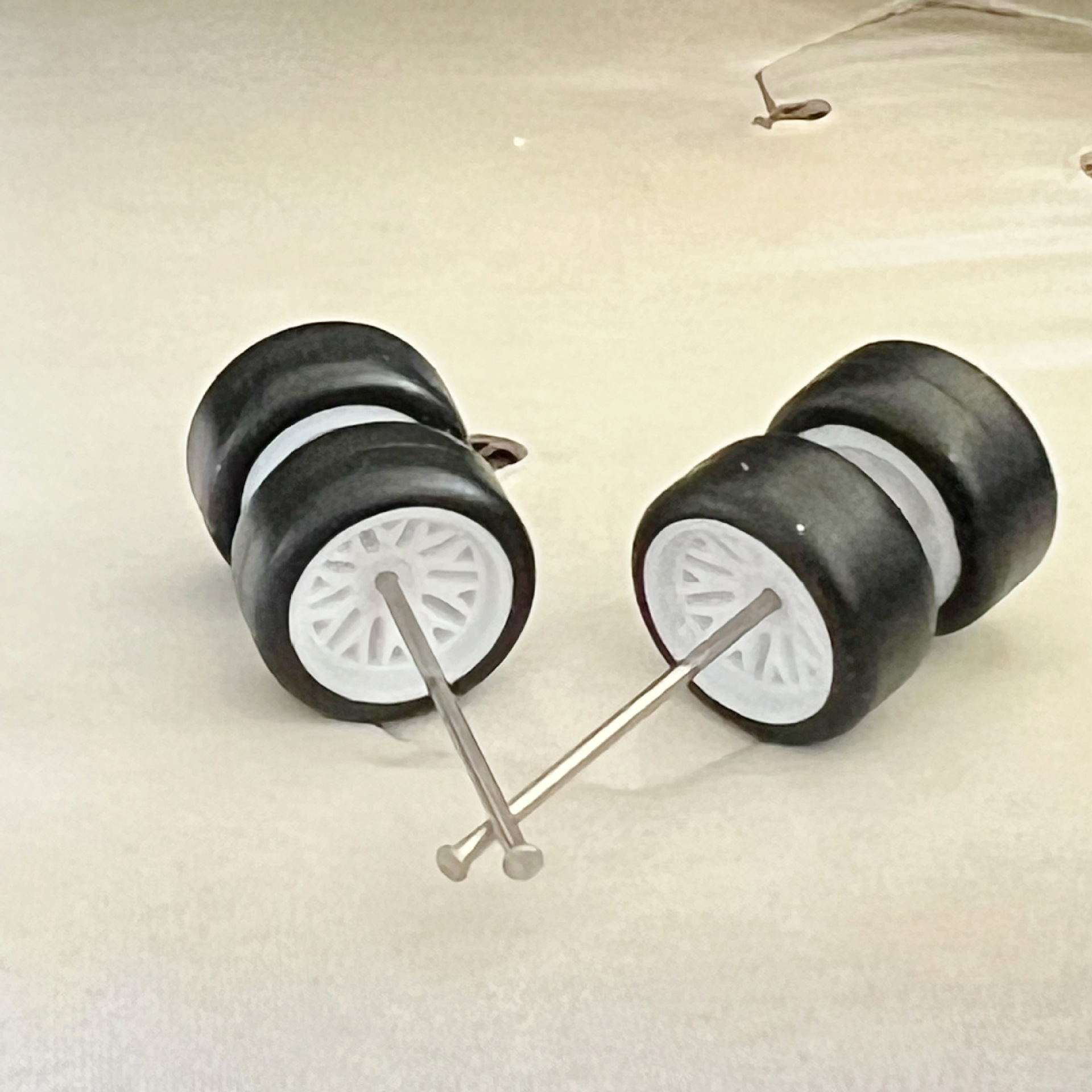 Hot Wheels Matchbox Domica 1/64 de nivel de entrada de aleación de coche modelo de modificación de la rueda de goma del neumático de goma cubo de la rueda