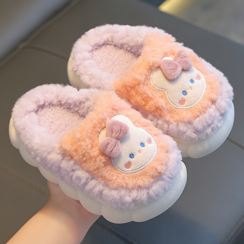 Children's Cotton Slippers for Girls 2025 New Autumn and Winter Boys' Home Indoor Girls' Bags with Non-Slip Warm Soft Soles Children's Cotton Slippers for Girls 2025 New Autumn and Winter Boys' Home Indoor Girls' Bags with Non-Slip Warm Soft Soles