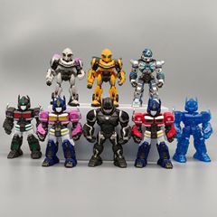 クロスボーダー オートボット クリエイティブ オーナメント 8点セット 手作りオフィス 4色 オートボット フィギュア カーオーナメント