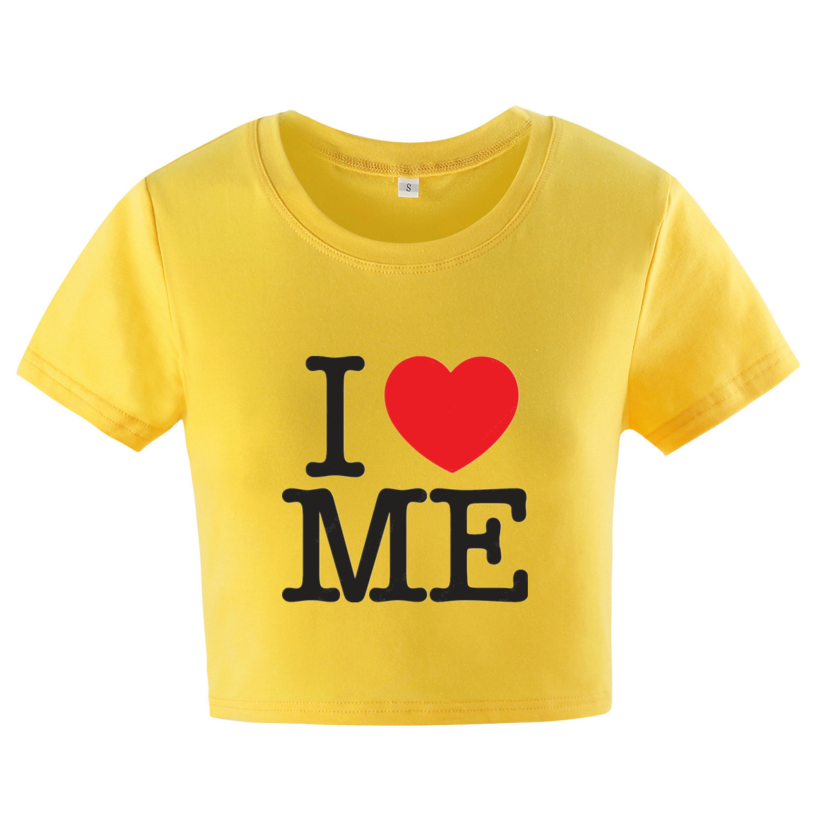 Women's T-shirt Short Sleeve T-shirts Printing Streetwear Letter Heart Shape display picture 3
