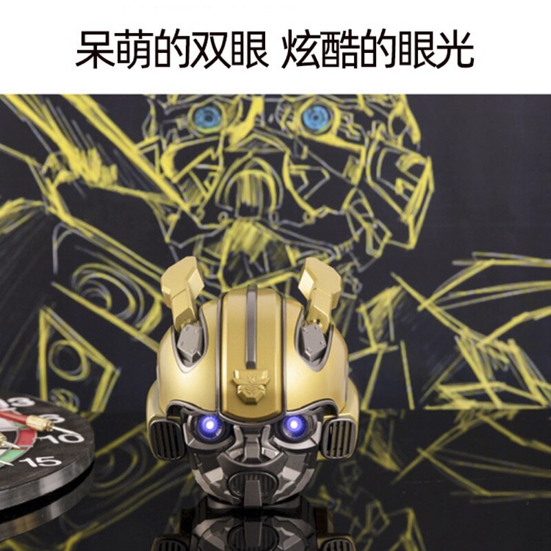 熊蜂bluetoothスピーカー漫画クリエイティブミニ屋外オーディオ無線漫画スピーカーカードfmアイアンマンtf|undefined