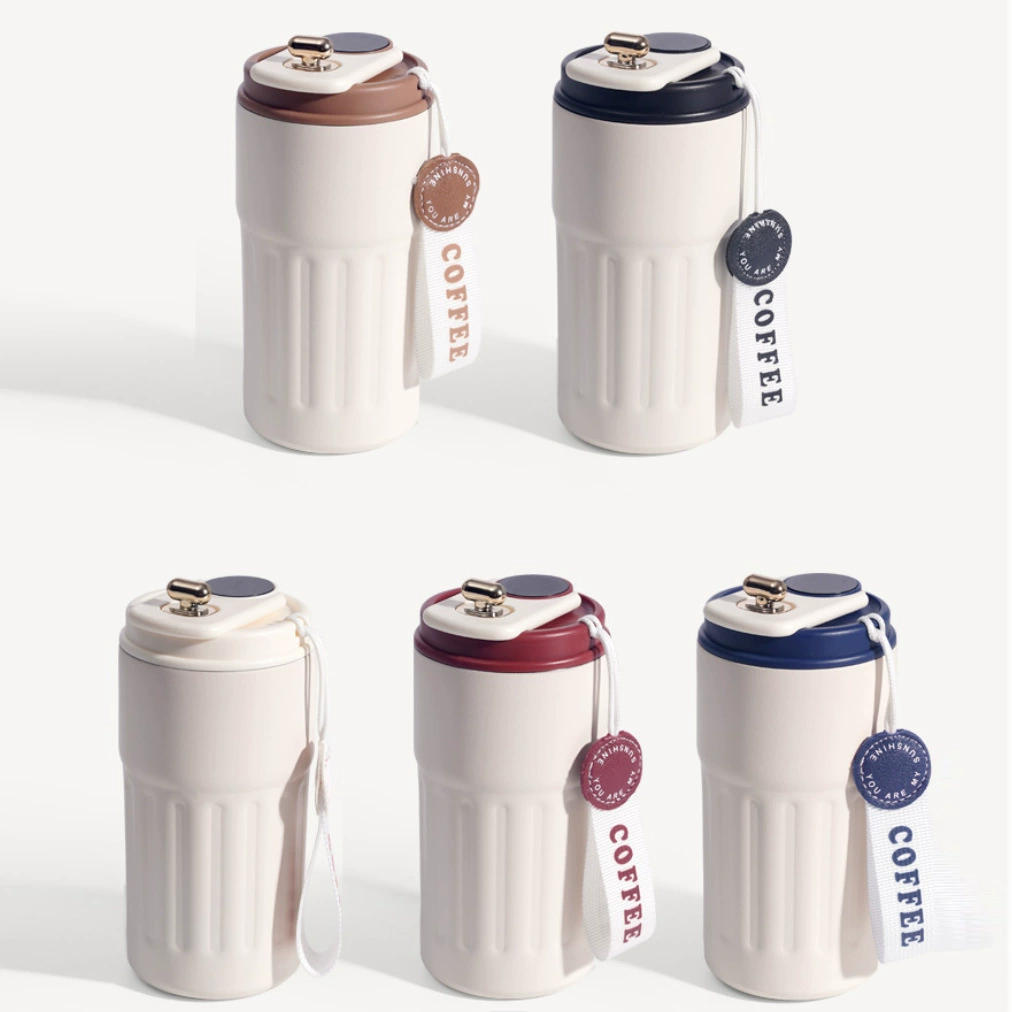 Три поколения интеллектуальных измерительных термоизоляционные чашки с высоким значением 316 из нержавеющей стали кофейные чашки подарочные чашки с ручными подарками оптом