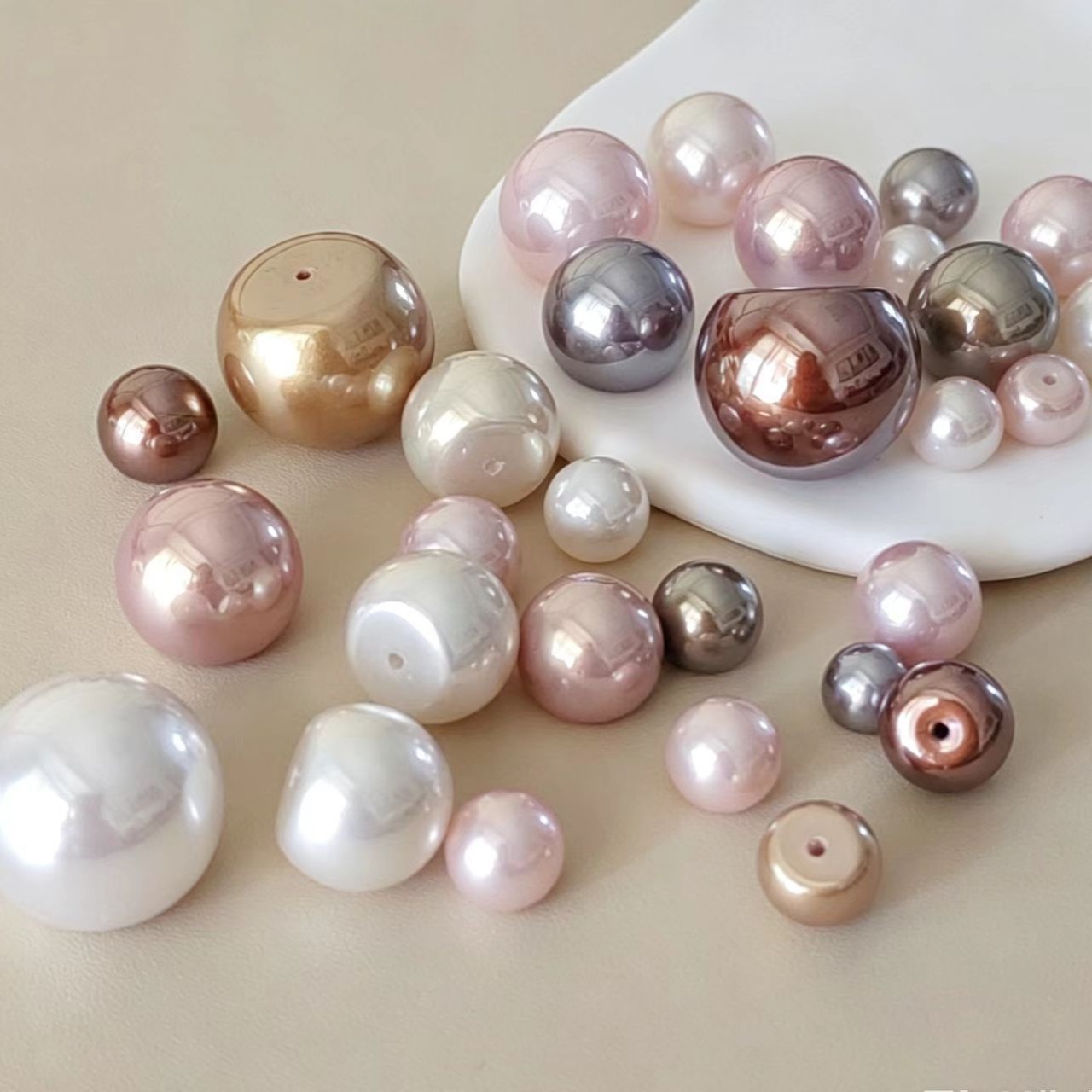 Quality earrings from pearl