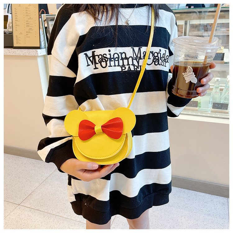 2024 nuevo lindo arco mini bolso de moda para niños mochila accesorios para niñas mochila