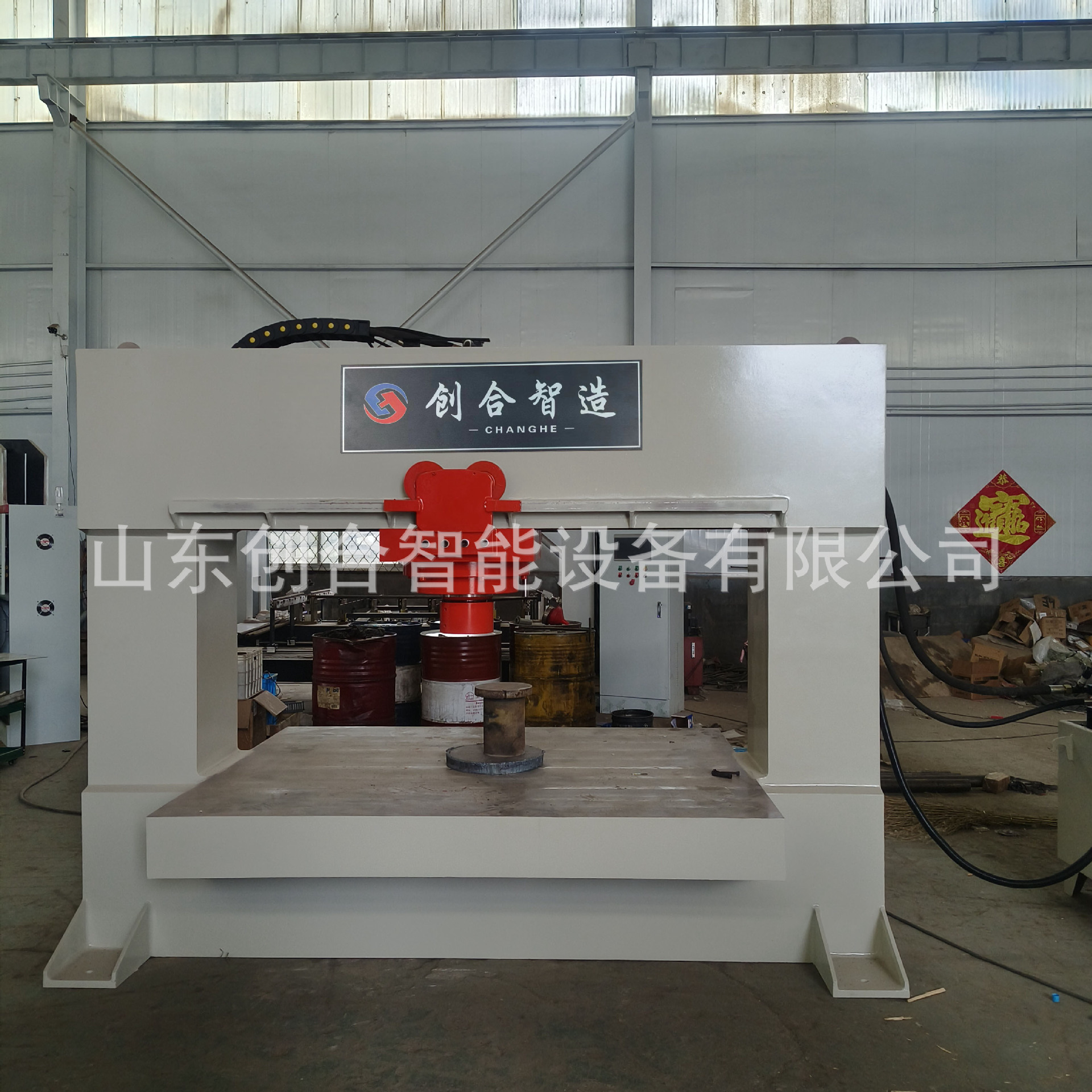 厂家直销100吨左右移动龙门液压机 铜板铝板各类板材校正校平