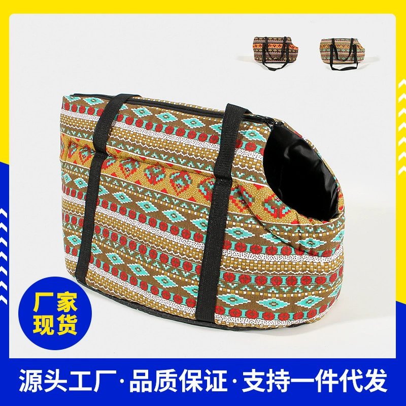 Производители спот-ретро-национальная ветреная сумка для домашних животных выходят на портативную сумку на плечо
