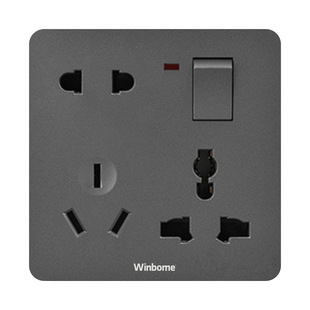 Type 86 New National Standard Hidden Multi-Control One-Open Eight-Hole Socket Is Wholesale by Bang Manufacturer