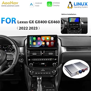 Lexus Gx Gx400 Gx460 Avtomobil Linux Sistemi üçün Simsiz Carplay Yüksəltmə Qutusu