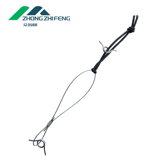 Steel Wire Chain Steel Wire Connector Elastic Rope Connector Tent Canopy Camping Tent Fixing Metal Fittings