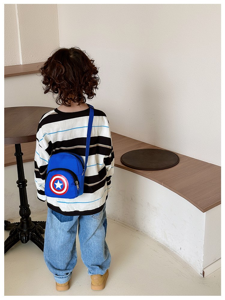 2023 Children's Casual crossbody Bag, New cartoon small crossbody bag for primary school students, portable mobile phone coin purse for boys' Outing undefined