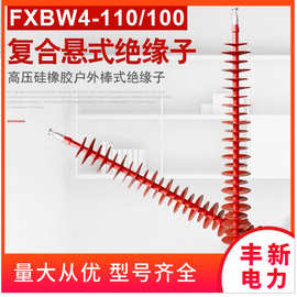 FXBW4-110/704-110/100棒形悬式复合绝缘子硅橡胶直流支柱棒式
