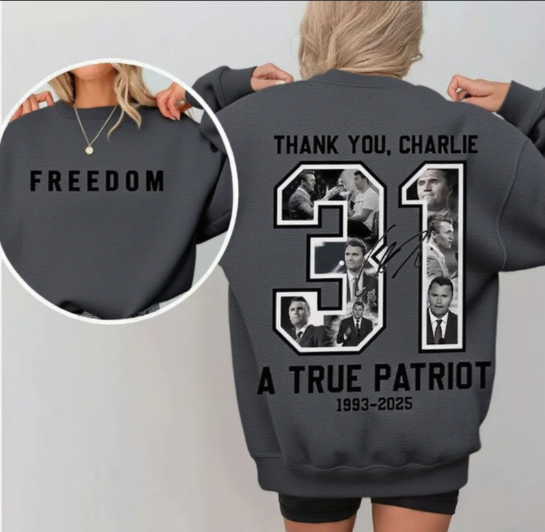 【跨境欧码】[Made in USA] Freedom Charlie Kirk Sweatshirt|undefined