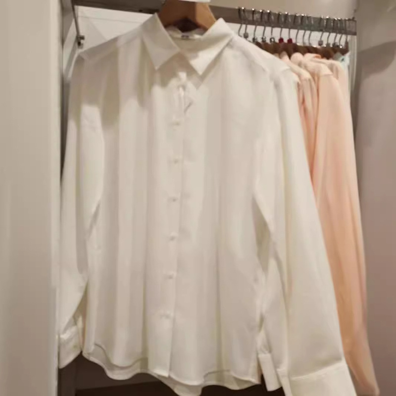 Fitting Room Women's Fancy Shirt Women's Long-sleeved Shirt Thin Outwear Air-conditioning Shirt Work Clothing Business Shirt Women 469417 Fitting Room Women's Fancy Shirt Women's Long-sleeved Shirt Thin Outwear Air-conditioning Shirt Work Clothing Business Shirt Women 469417