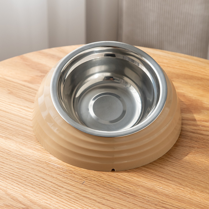 Nuevo cuenco de gato con forma de caracol, cuenco de comida lenta, bebida de agua para mascotas, comida para gatos, doble cuenco anti-derramamiento, agua y alimentos.