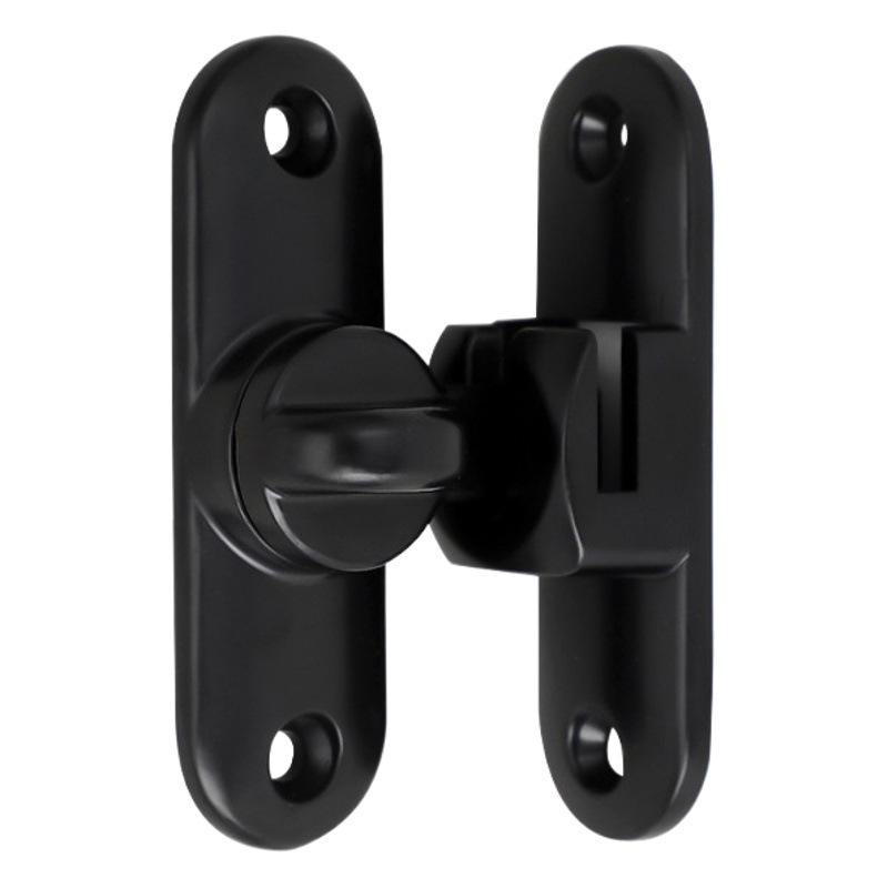 Perno de la puerta perno interior sin perforaciones cerradura de la puerta baño puerta corredera hebilla anticuado abierto montado cerradura de la puerta de la habitación