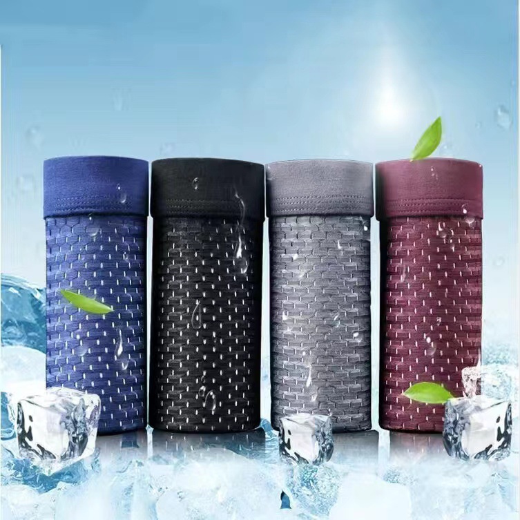 Malla media de hombre 10 Pack Negro 4 2 Azul 2 Rojo 2