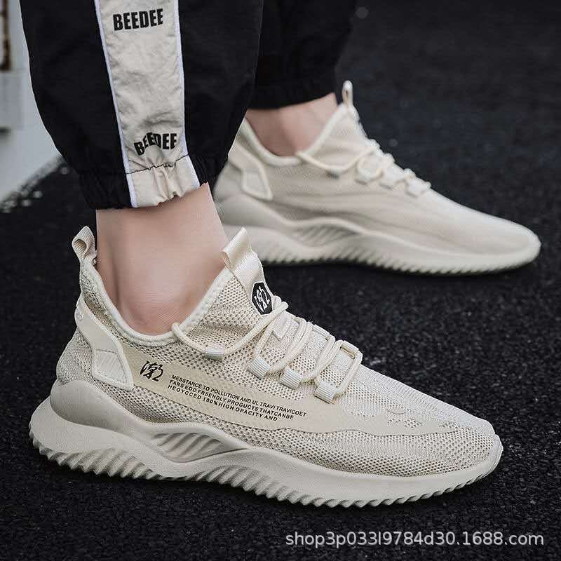 2021 Spring, Summer and Autumn Feiwei Daily Neutral Flat Heel Autumn Round Toe Men's Low-Top Casual Front Lace-Up Sports Shoes