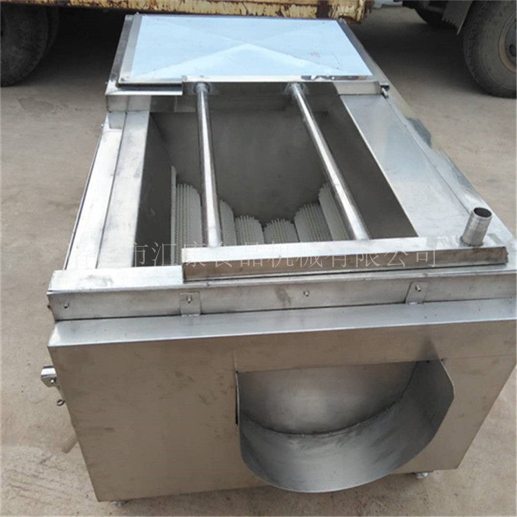 毛辊红薯清洗机 蛤蜊毛刷除杂设备  马蹄清洗机清洗率好