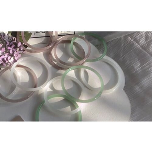 Xiaohongshu recommends the same style thin strip bracelet, step by step jingle bracelet, bestie model imitation chalcedony jingle bracelet for women