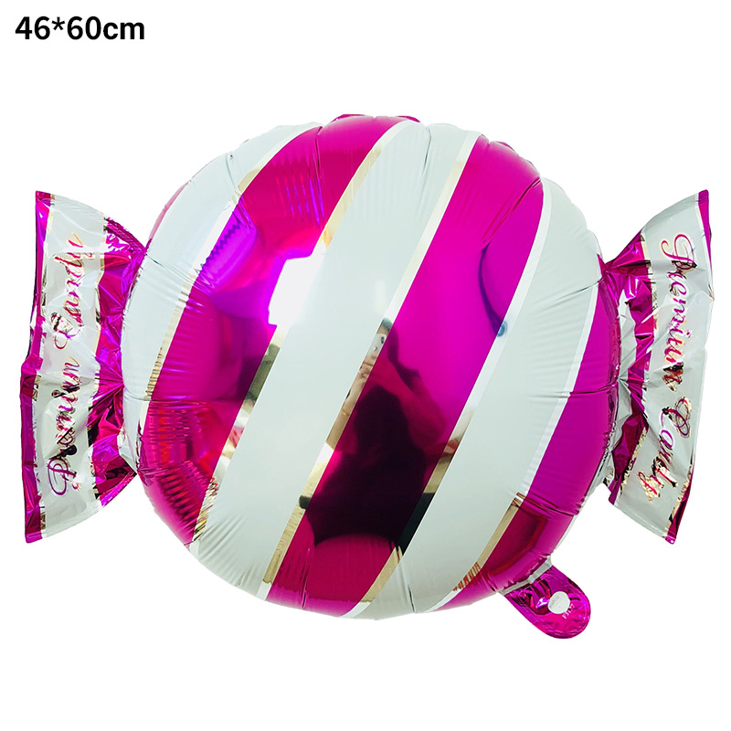 18 pulgadas dulces molino de viento globo de película de aluminio fiestas de cumpleaños de niños molino de viento diseño de globo al por mayor