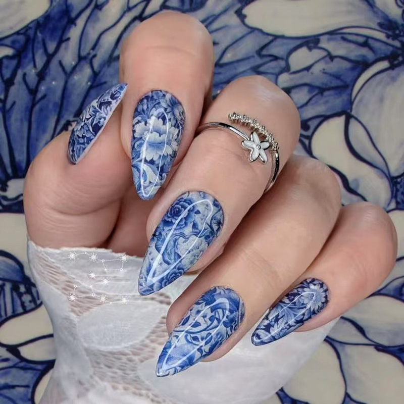 Chinese Style Blue and Flower Flower Design Almond Wearing Nail Nail Nail Nail Nail Nail Nail Nail Nail Nail Nail Nail Nail Nail Nail Nail Nail Nail Nail Nail Nail Nail Nail Nail Nail Nail Nail Nail Nail Nail Nail Nail Nail Nail Nail Nail Nail Nail Nail Nail Nail Nail Nail Nail