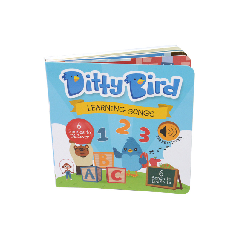 按键发声书印刷生产 儿童按键发声书生产 幼儿趣味按键发声书厂家