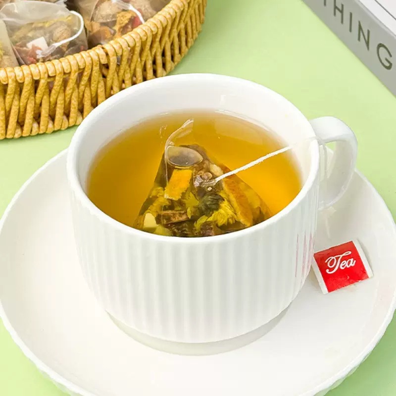 Dendrobium Burdock Herbal Tea 100g Canister with Triangle Tea Bags Shihu Niubang Cha Daily Brew specifications