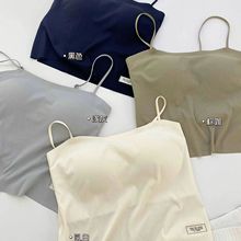 6083原创夏季辣妹吊带背心内衣女针织内搭抹胸打底修身美背文胸罩