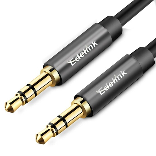 Audio cable 3.5MM male to male gold-plated sound card accompaniment car cable oxygen-free copper audio cable video cable