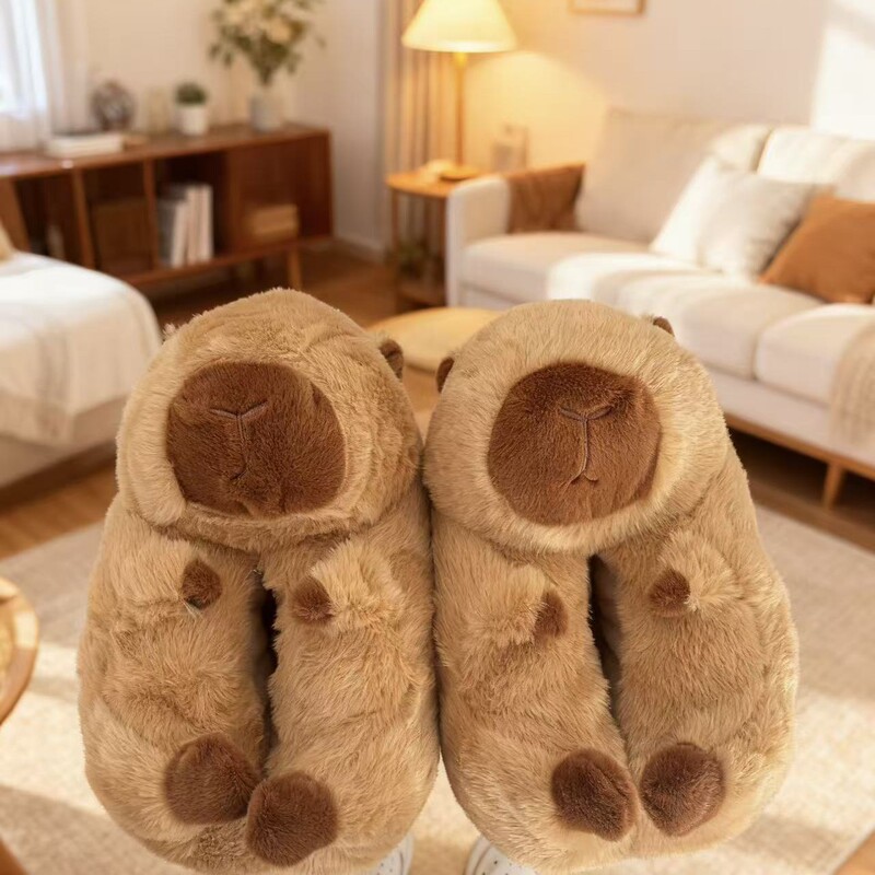 Little Seal Cotton Slippers Indoor Black and White Panda Home Warm Shoes Plush Non-Slip Thickened Cotton Shoes Couple Shoes Card Little Seal Cotton Slippers Indoor Black and White Panda Home Warm Shoes Plush Non-Slip Thickened Cotton Shoes Couple Shoes Card