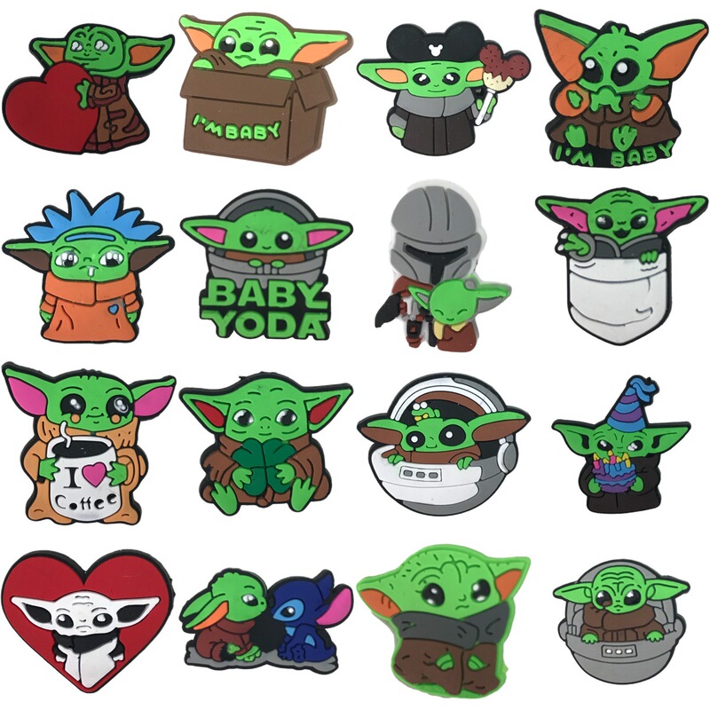 Yoda Series Cave Shoes Shoe Buckle Foreign Trade Special Shoe Accessories DIY Accessories Explosions Cross-border E-commerce PVC Yoda Series Cave Shoes Shoe Buckle Foreign Trade Special Shoe Accessories DIY Accessories Explosions Cross-border E-commerce PVC