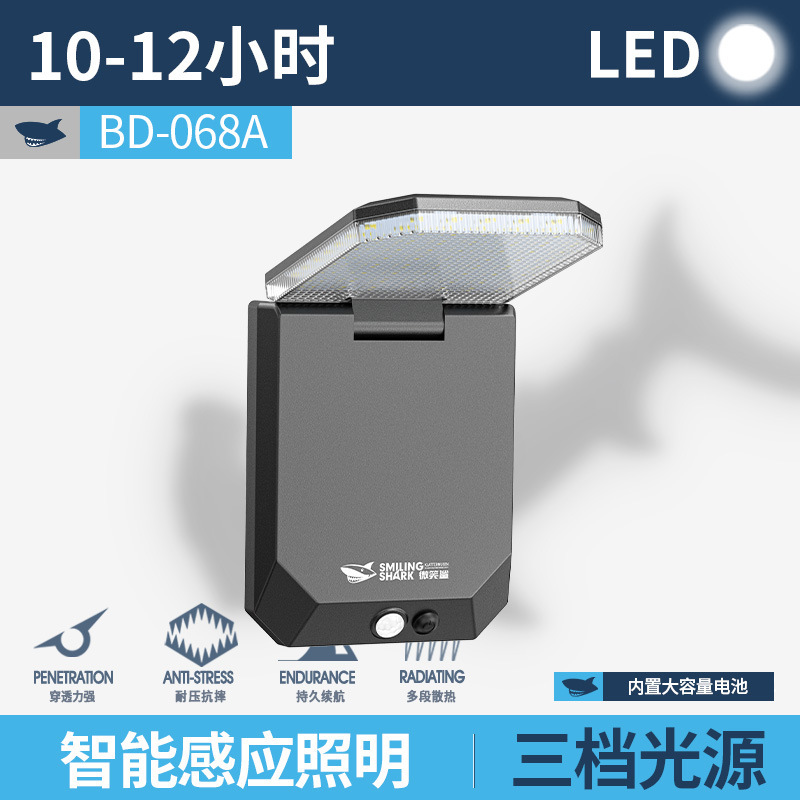 户外防水壁灯墙壁灯别墅大门口背景墙感应灯花园露台灯太阳能庭院|undefined