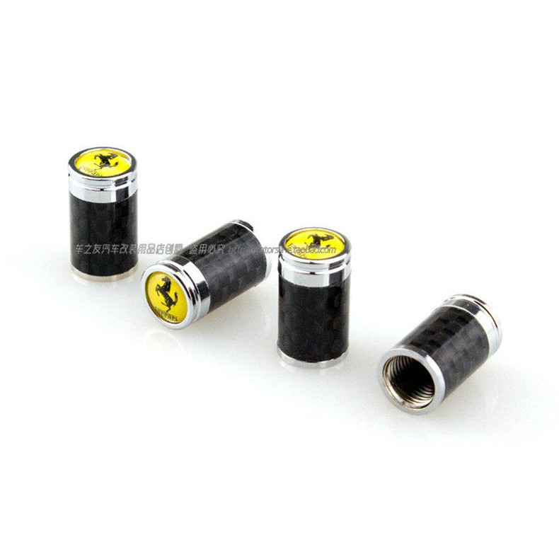 Suitable for Ferrari valve caps, F430 tire valve caps, F12 valve core covers, and F458 modification accessories
