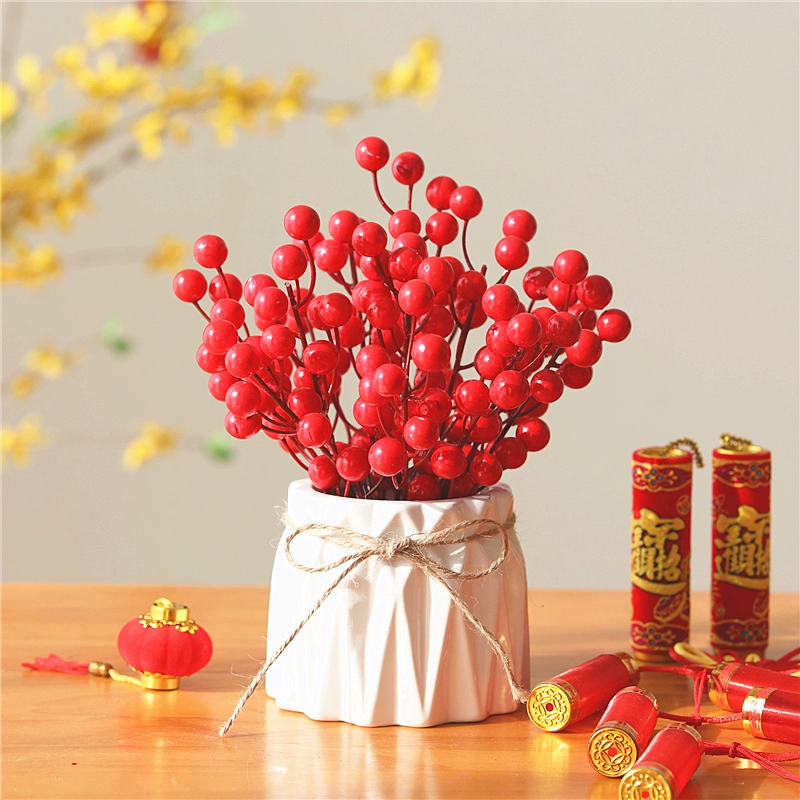 Nordic simulation flower decorative flower decorative flower room fake flowers fake flower plastic flower dining table flower bionic bionic flower bleaching flowers