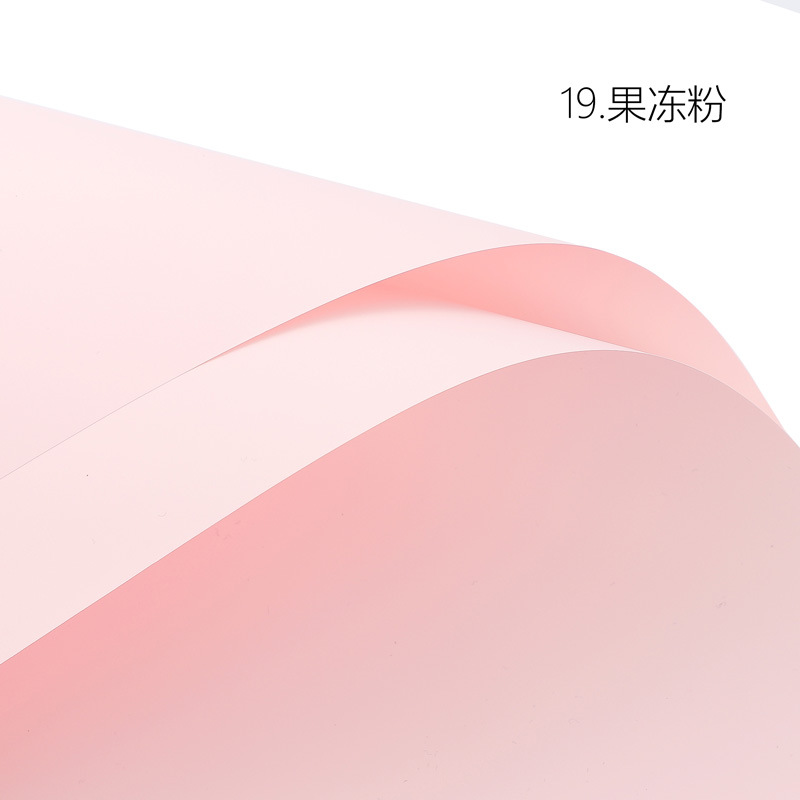 Papel de embalaje de flores de alta calidad al por mayor Papel Ouya impermeable de dos colores al por mayor Fabricante de papel de flores de bolsa de regalo hecho a mano creativo