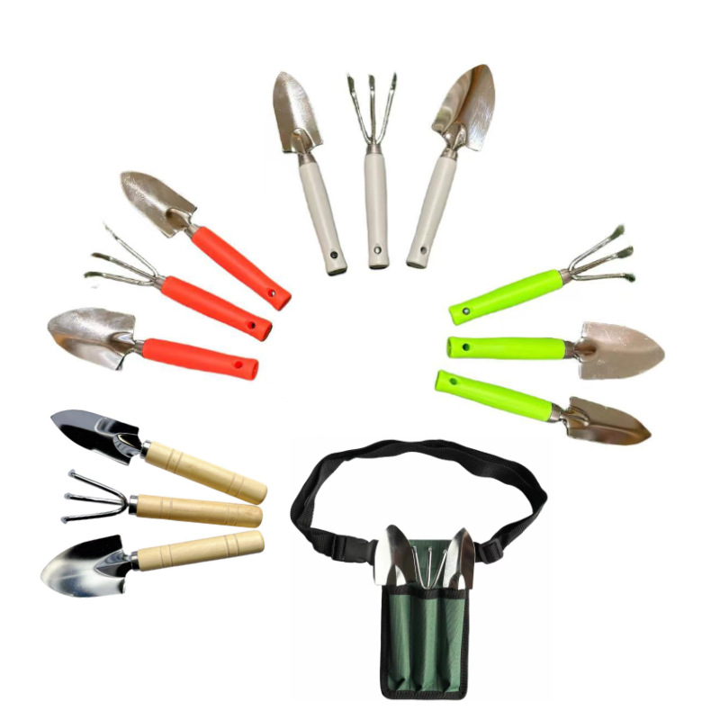 Mini bolsa de tela transfronteriza conjunto de herramientas de jardinería conjunto de herramientas de jardín herramientas de jardín para niños herramientas de jardín 3 piezas