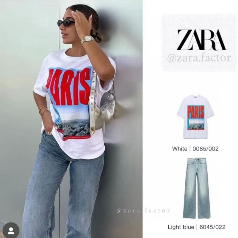 Cross-Border American Retro High Street Trendy Brand Right Shoulder Short-Sleeved T-Shirt Women's Summer Loose Niche Design Pure Cotton Top