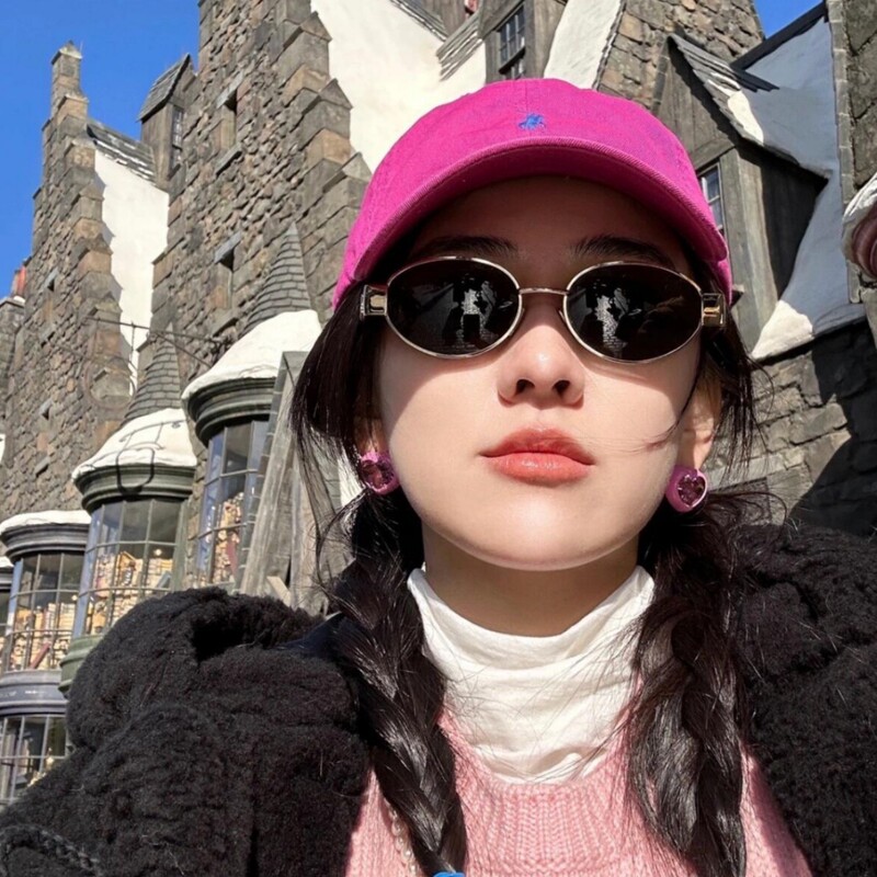 凯旋门太阳镜Lisa同款女高级感CL40235老钱风猫眼复古墨镜|undefined