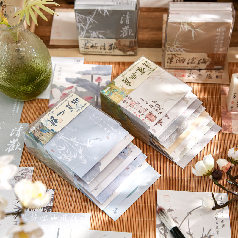 Sr. Papel nota en caja vida flotante un día Serie de ocio Literatura oriental tema gran capacidad Nota de Estudiante