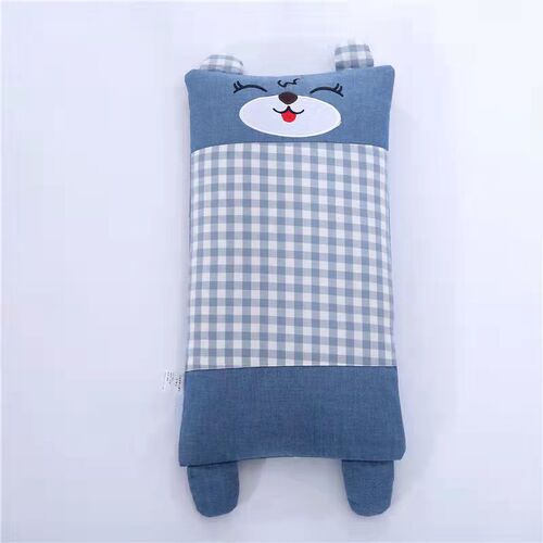 Children's Pillow Cotton Pillowcase Washable Cotton Cartoon Kindergarten Elementary School Students Pillow Shaping Pillow Buckwheat Pillow