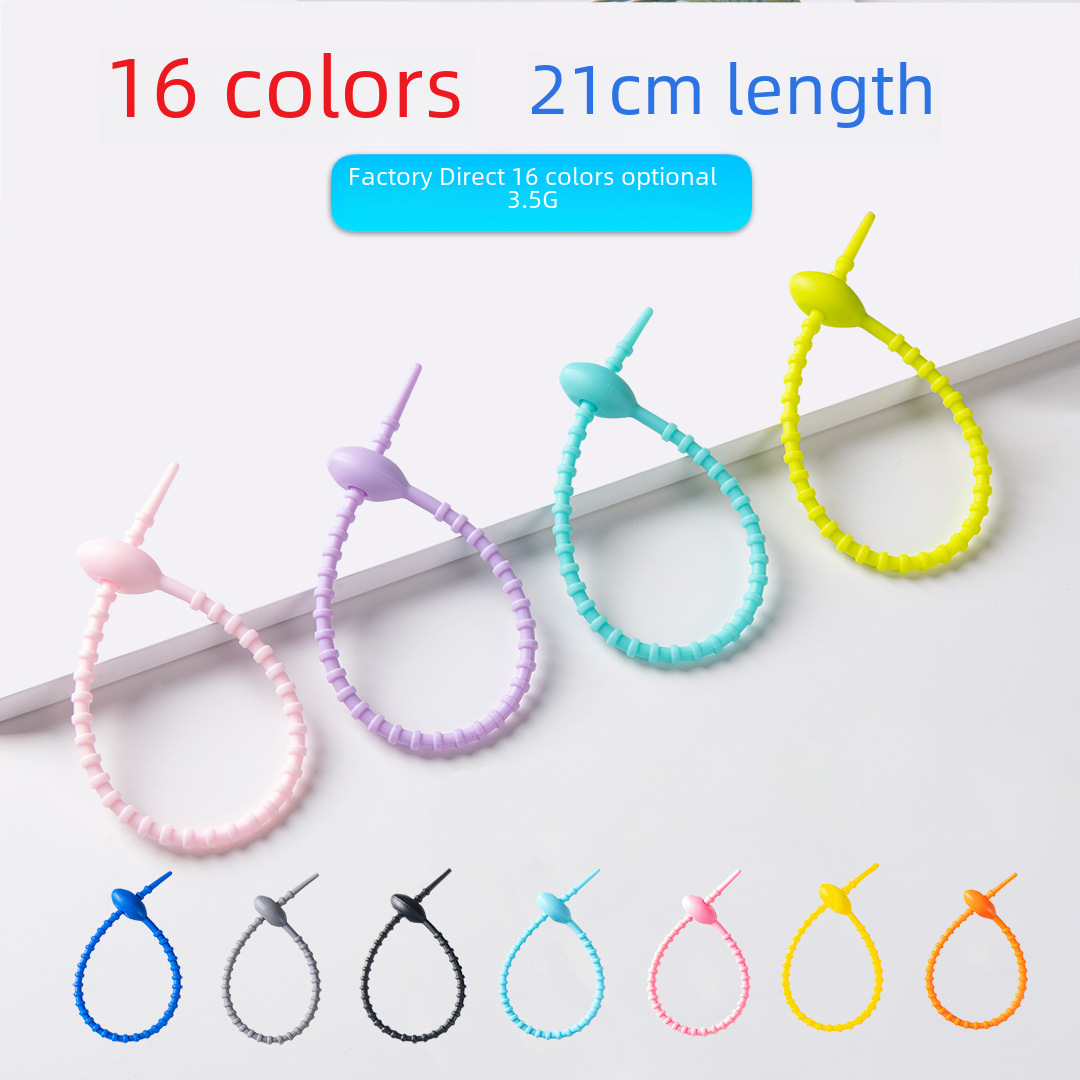 Tadpole-shaped Silicone Ties, Colorful Silicone Ties, Diy Keychains,...
