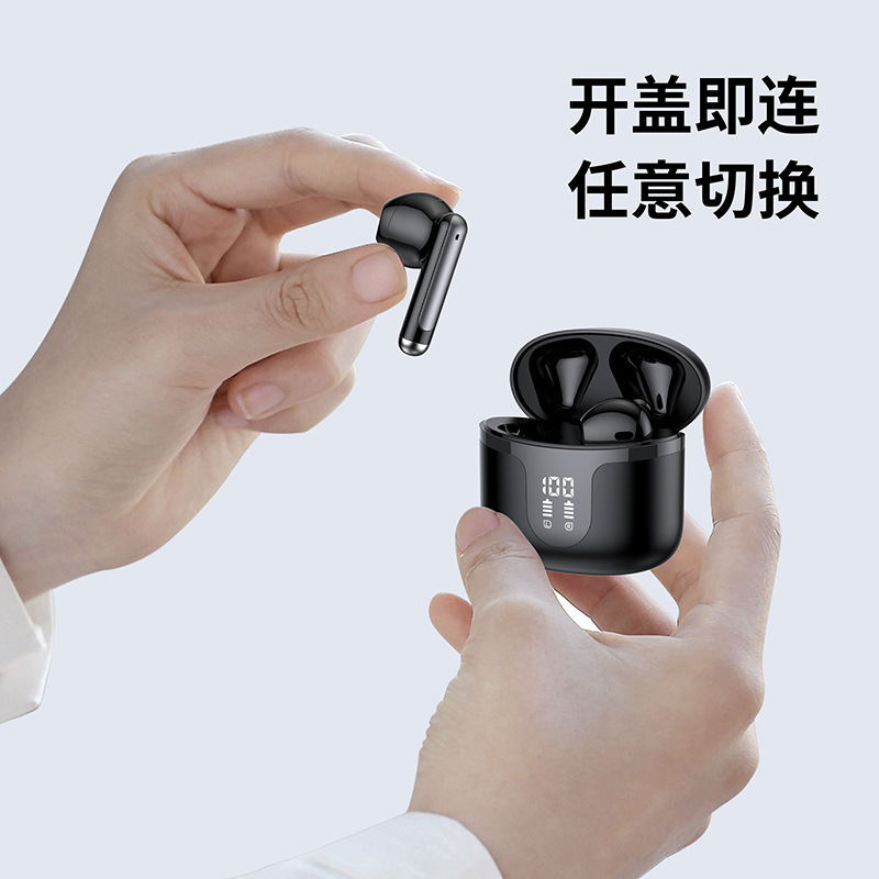 HD デジタル ディスプレイ 完全ワイヤレス Bluetooth ヘッドセット Bluetooth 5.3 インイヤー tws ヘッドセット 通話ノイズ リダクション ステレオ クロスボーダー|undefined