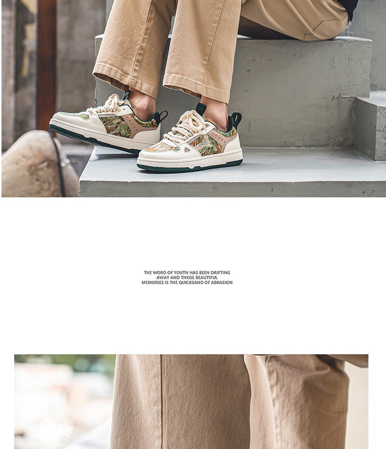 Scarpe da passeggio da uomo Scarpe casual Scarpe da basket Sneakers Tessuto Tela Assorbimento degli urti Calzature facili da pulire_voghion.com