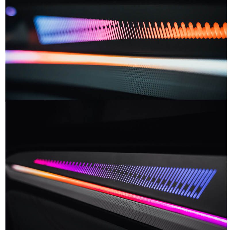 Aplicable a Volkswagen Lingdu L22 - 24 molde de luz de atmósfera dinámica (línea)