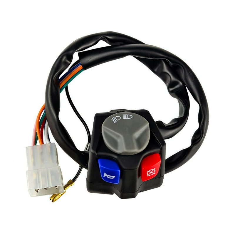 Handlebar Switch (Rayana) BZKG-KTM left, Motorcycle Control Assembly, 6‑Wire Plug