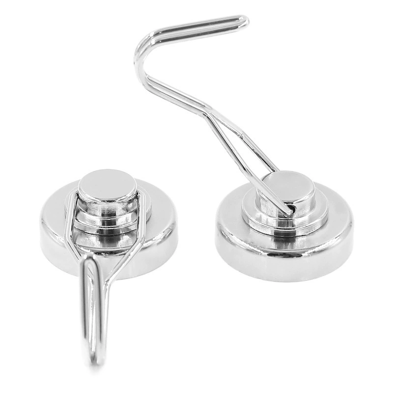 Магнитный крючок вращающийся магнит Сильный магнитный магнитный магнит кухонный накопатель Магнит супер магнитный без пробивания металлический крючок