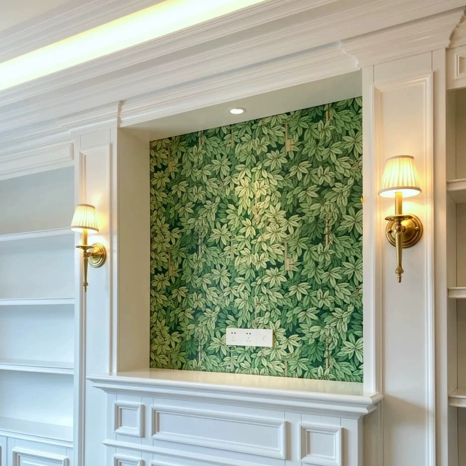 Хит радиа Xiaohongshu Американские crushed flower garden светлая роскошь французский лес сеть красной wallpaper wallpaper бесшовное настенное полотно мурал